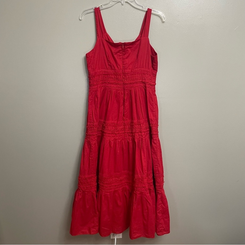 Coldwater Creek Red Midi Dress